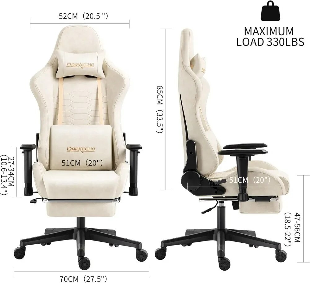 Dimension diagram with chair dimensions labeled